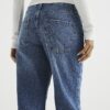 Petite Blue Relaxed Straight Jeans