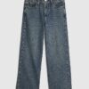 Petite Blue Relaxed Straight Jeans
