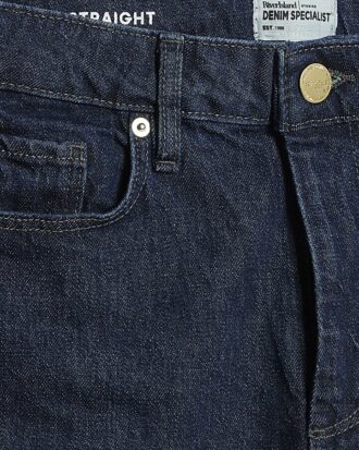 Petite Blue Relaxed Straight Leg Jeans