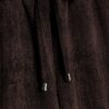 Petite Brown Premium Crinkle Wide Leg Joggers Petite Brown Premium Crinkle Wide Leg Joggers