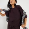 Petite Brown Premium Short Sleeve T-shirt
