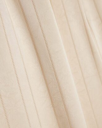 Petite Cream Striped Wide Leg Trousers