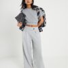 Petite Grey Tailored Trousers