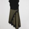 Petite Khaki Lace Hybrid Drape Maxi Dress Petite Khaki Lace Hybrid Drape Maxi Dress