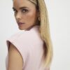Petite Pink Sleeveless Cosy Drape Top