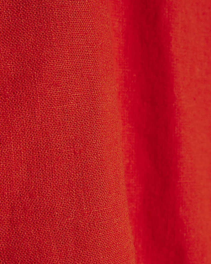 Petite Red Linen Blend Tank Top