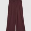 Petite Red Premium Wide Leg Joggers Petite Red Premium Wide Leg Joggers