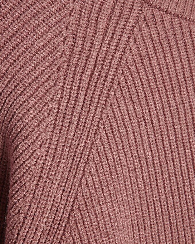 Pink 2 In 1 Jumper Maxi Dress