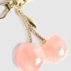 Pink Cherry Bag Charm