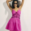 Pink Cornelli Mini Beach Dress