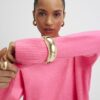 Pink Crew Neck Jumper