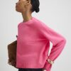 Pink Crew Neck Jumper