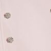 Pink Diamante Pleated Mini Skirt