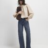 Pink Faux Suede Long Sleeve Jacket