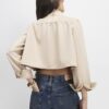 Pink Faux Suede Long Sleeve Jacket