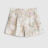 Pink Floral Boucle Shorts