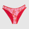 Pink floral High Rise bikini bottoms
