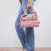 Pink Jadore Charm Scarf Tote Bag