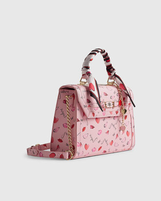 Pink Jadore Charm Scarf Tote Bag