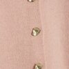 Pink Long Sleeve Button Detail Cardigan