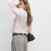 Pink Long Sleeve Frilled Shirt