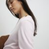 Pink Long Sleeve Knitted Top