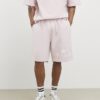 Pink Oversized Fit Pink Lisiere Shorts