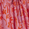 Pink Palm Printed Beach Trousers