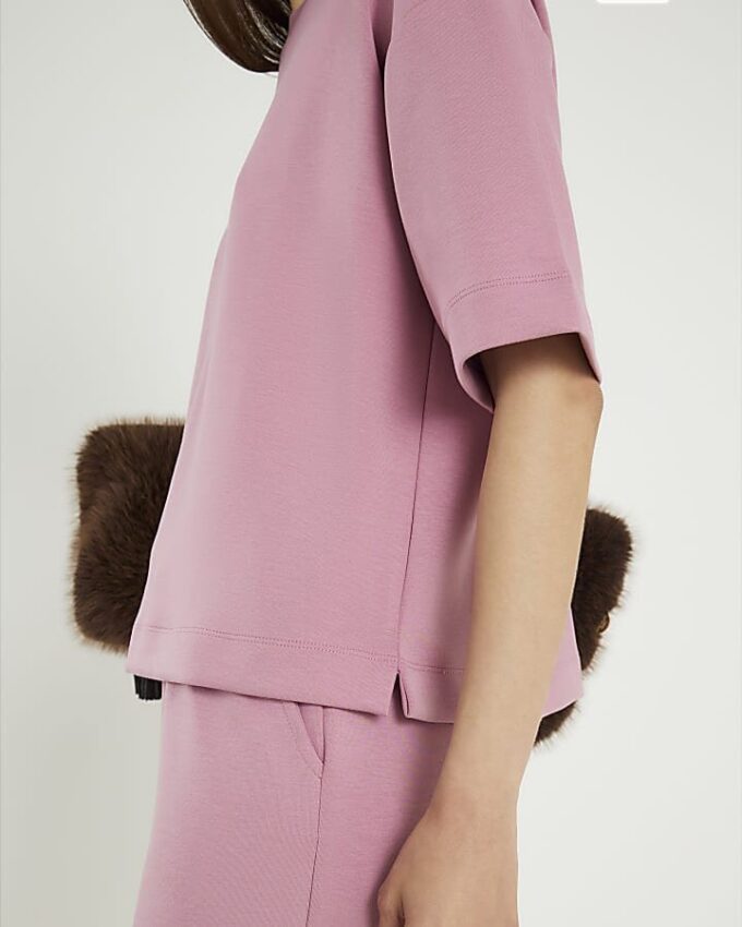 Pink Premium Boxy Fit T-shirt