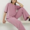 Pink Premium Wide Leg Joggers