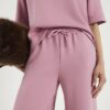 Pink Premium Wide Leg Joggers