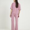 Pink Premium Wide Leg Joggers