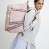 Pink Quilted Holdall Bag