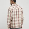 Pink Regular Fit Checked Double Pocket Shirt