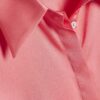 Pink Satin Long Sleeve Slim Fit Shirt