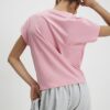 Pink Short Sleeve Twist Front T-shirt