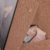 Pink Skinny Fit Textured Suit Jacket
