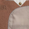 Pink Skinny Fit Textured Suit Jacket