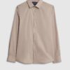 Pink Slim Fit Long Sleeve Shirt