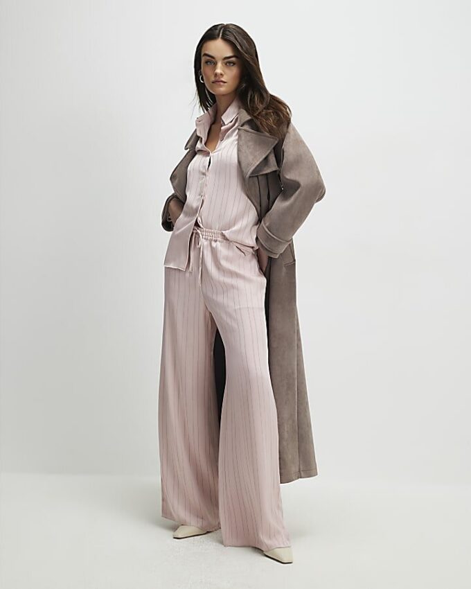 Pink Stripe Trousers