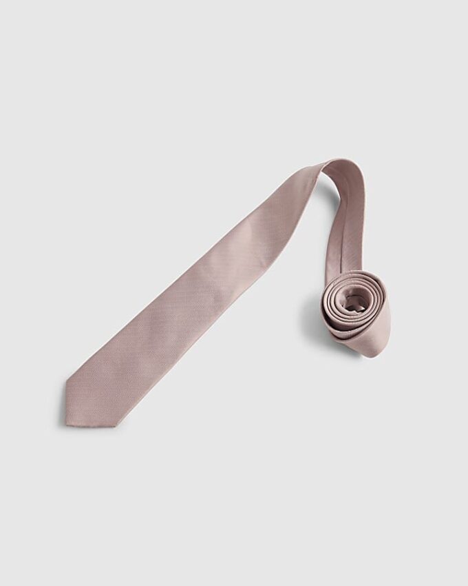 Pink Twill Tie