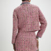 Pink Whipstitch Boucle Mini Skirt