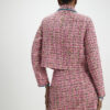Pink Whipstitch Boucle Trophy Jacket