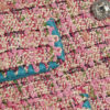 Pink Whipstitch Boucle Trophy Jacket