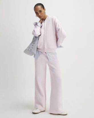 Pink Wide Leg Joggers
