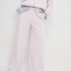 Pink Wide Leg Joggers