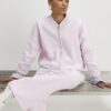 Pink Wide Leg Joggers