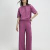Pink Wide Leg Trousers