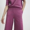Pink Wide Leg Trousers