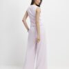 Pink Wide Leg Trousers